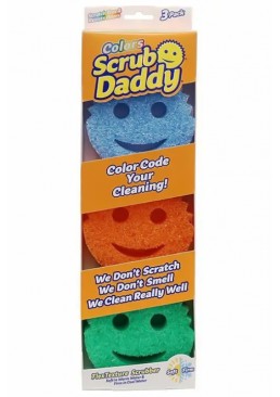 Набір губок Scrub Daddy Colors, 3 шт